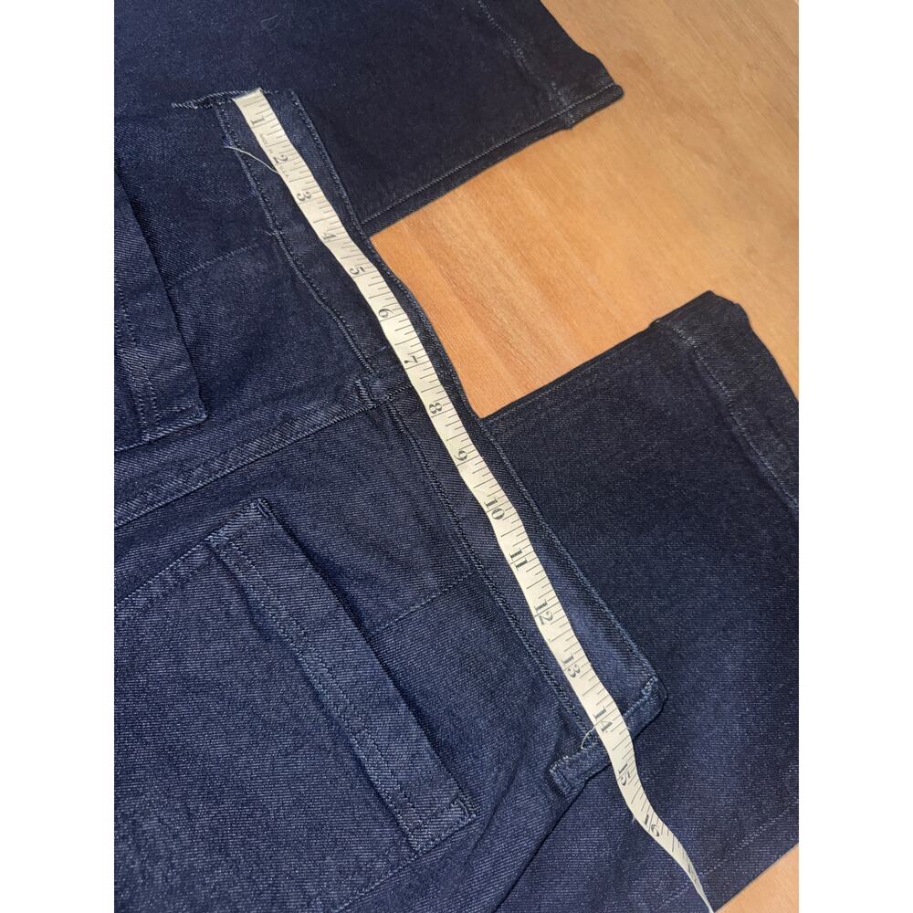 J. Crew Women’s High Rise Wide Leg Trouser Jean 27 Dark Wash - Picture 7 of 8